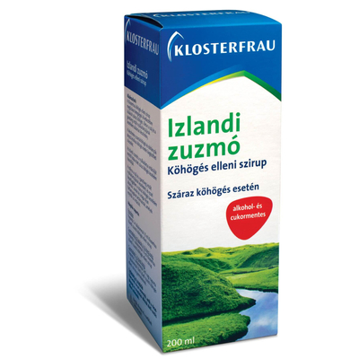 Klosterfrau Izlandi zuzmó köhögés elleni szirup 200 ml