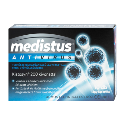 VitaPlus Medistus Antivirus lágypasztilla gyümölcs ízben 10 db