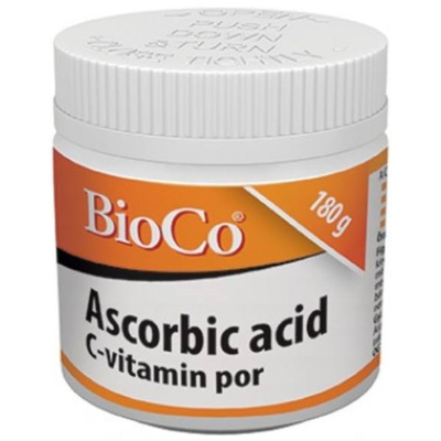 BioCo Ascorbic acid C-vitamin por 180 g