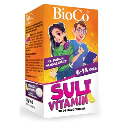 BioCo Suli vitamin citromos rágótabletta 90 db