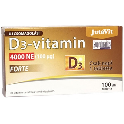 JutaVit D3-vitamin 4000 NE Forte 100 db