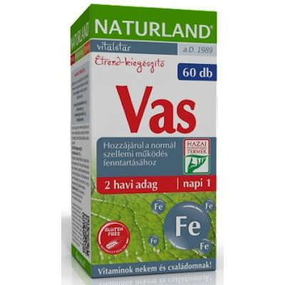 Naturland Vas tabletta 60 db
