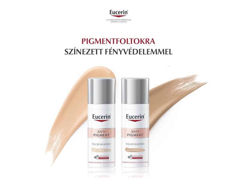 Újdonság: EUCERIN ANTI-PIGMENT SZÍNEZETT NAPPALI ARCKRÉM