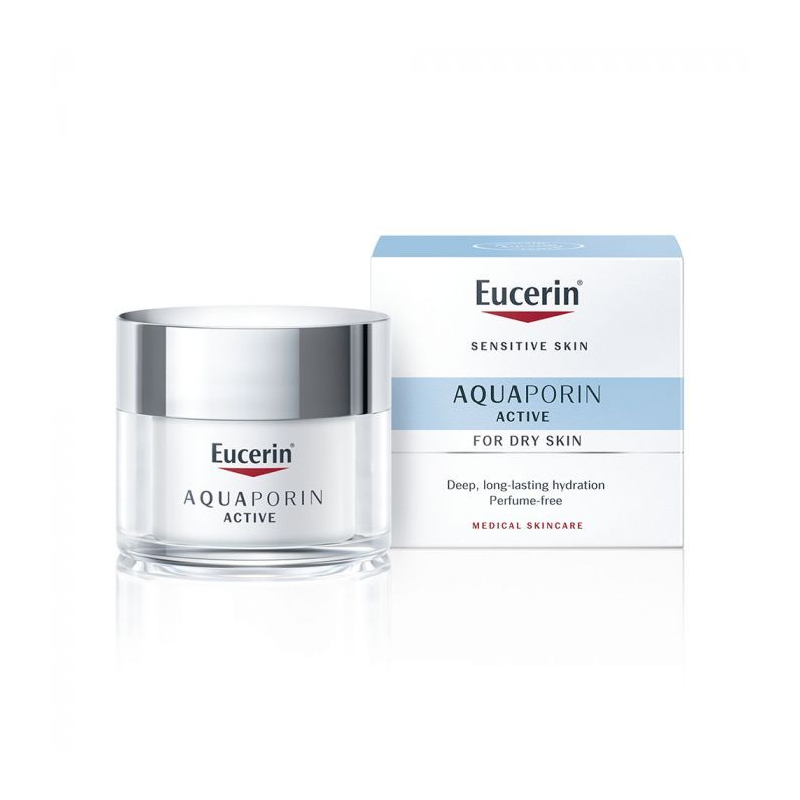 EUCERIN AQUAporin ACTIVE hidratáló arckrém száraz bőrre 50 ml