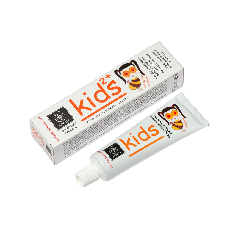 APIVITA Natural Dental Care Kids gyermek fogkrém 50 ml