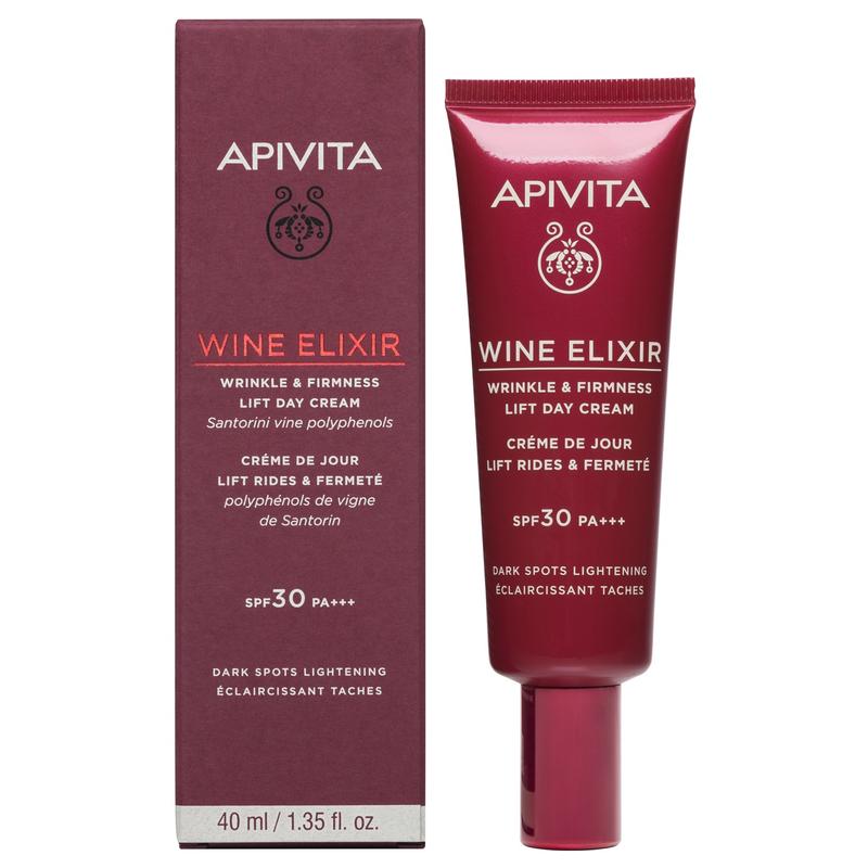 APIVITA WINE ELIXIR ránctalanító arckrém SPF30 40 ml