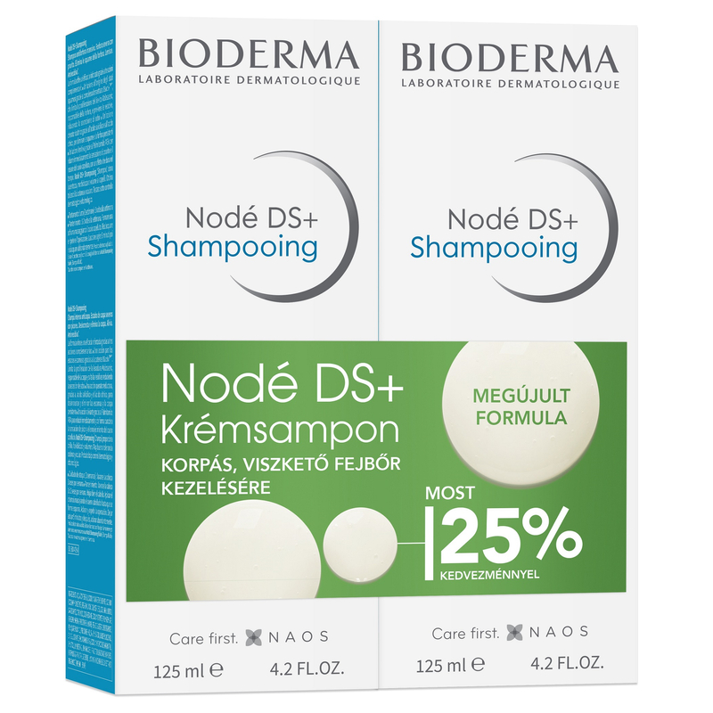 BIODERMA Nodé DS+ krémsampon 2 x 125 ml