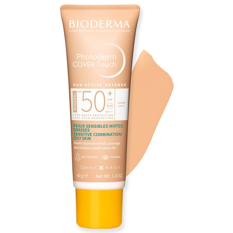 BIODERMA Photoderm Cover Touch Mineral SPF50+ világos 40 g