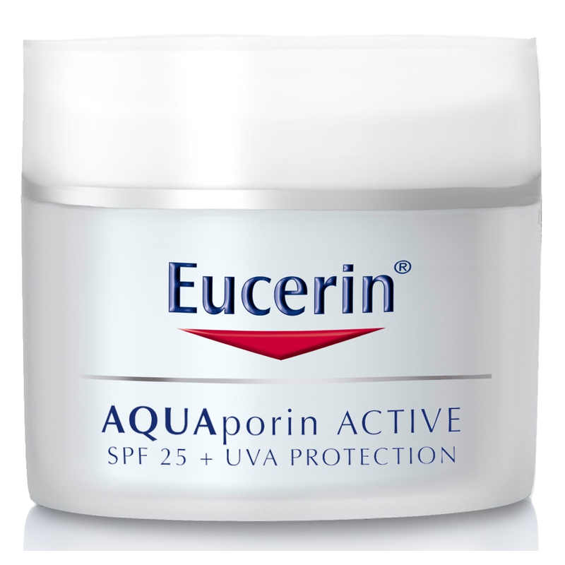 EUCERIN AQUAporin ACTIVE hidratáló arckrém UV-szűrővel FF25 50 ml