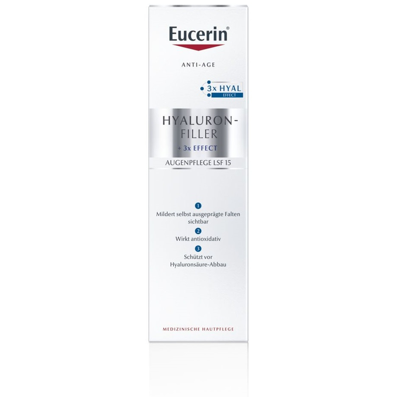 EUCERIN Hyaluron-Filler ráncfeltöltő szemránckrém 15 ml