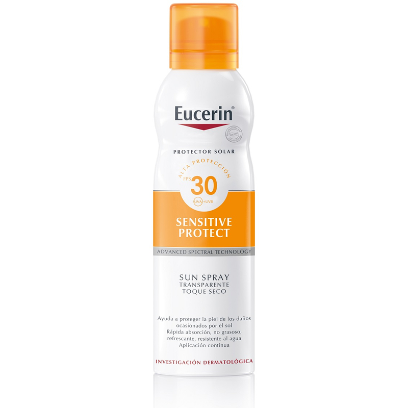 EUCERIN Sun Sensitive Protect színtelen napozó aerosol spray FF30 200 ml