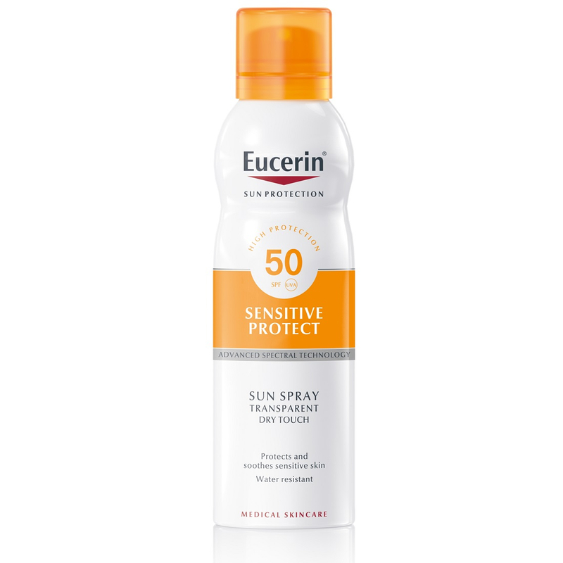 EUCERIN Sun Sensitive Protect  (OIL CONTROL) színtelen napozó aerosol spray FF50 200 ml