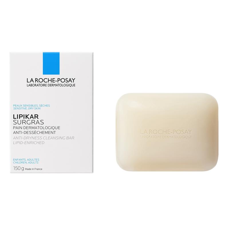 LA ROCHE-POSAY Lipikar Surgras lipidekben gazdag szappan bőrszárazság ellen 150 g