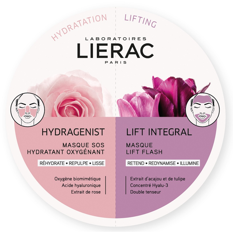 LIERAC Duo Maszk Hydragenist+Lift Integral 2x6 ml