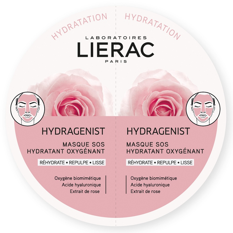 LIERAC Duo Maszk Hydragenist+Hydragenist 2x6 ml