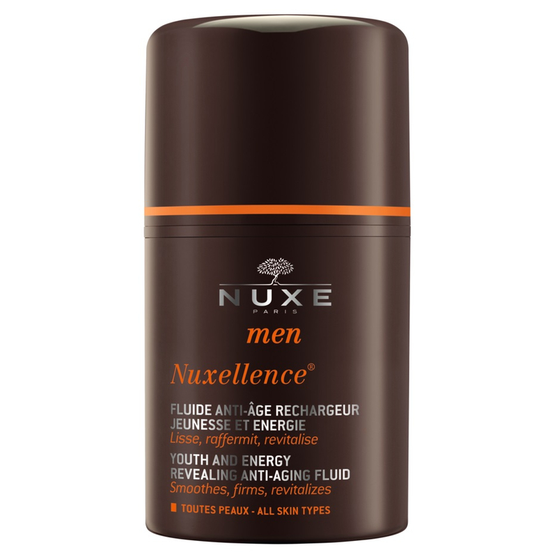 NUXE Men Nuxellence bőrfiatalító és energizáló anti-aging fluid 50 ml