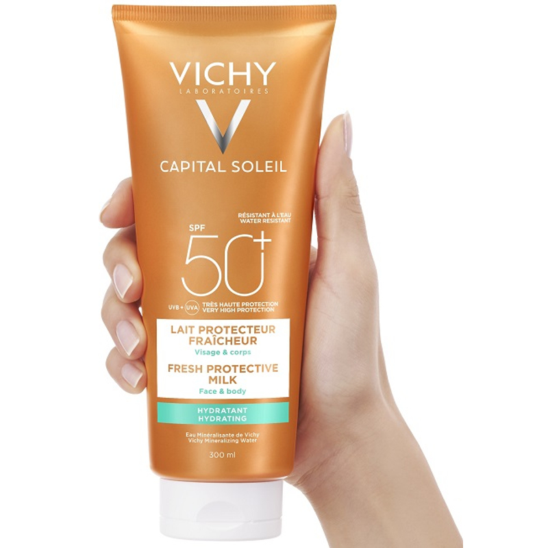VICHY Capital Soleil Beach Protect hidratáló naptej SPF50+ 300 ml