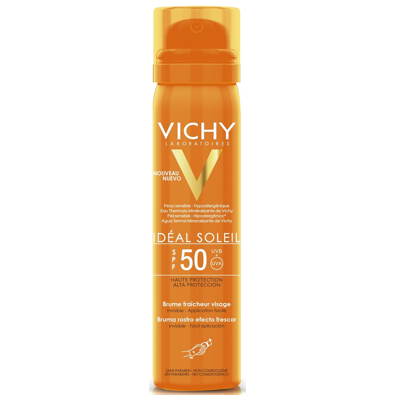VICHY Ideal Soleil napvédő arcpermet SPF50 75 ml