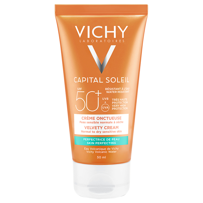 VICHY Capital Soleil bársonyos napvédő krém arcra SPF50+ 50 ml