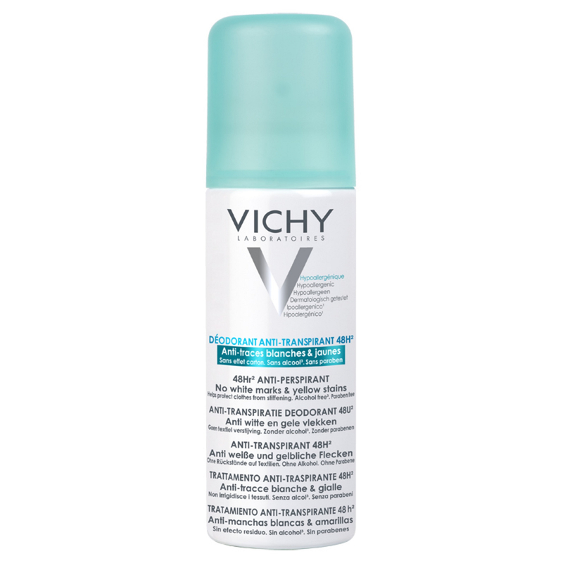 VICHY izzadságszabályozó dezodor spray foltmentes 125 ml