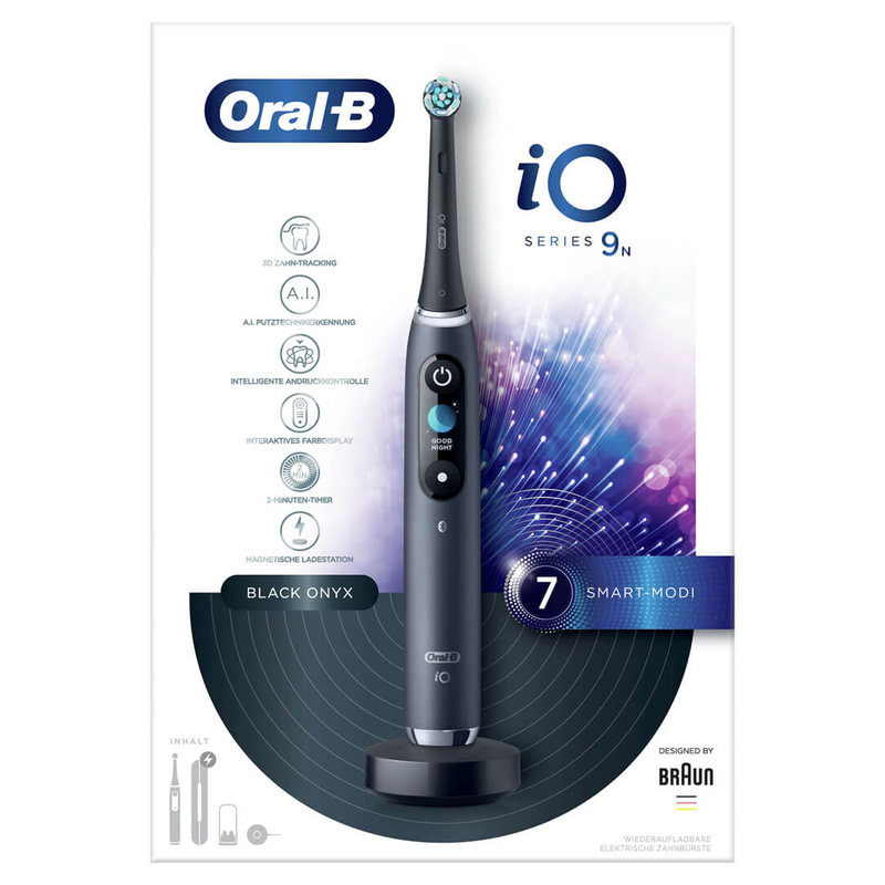 ORAL-B iO9 Series elektromos fogkefe fekete 1 db