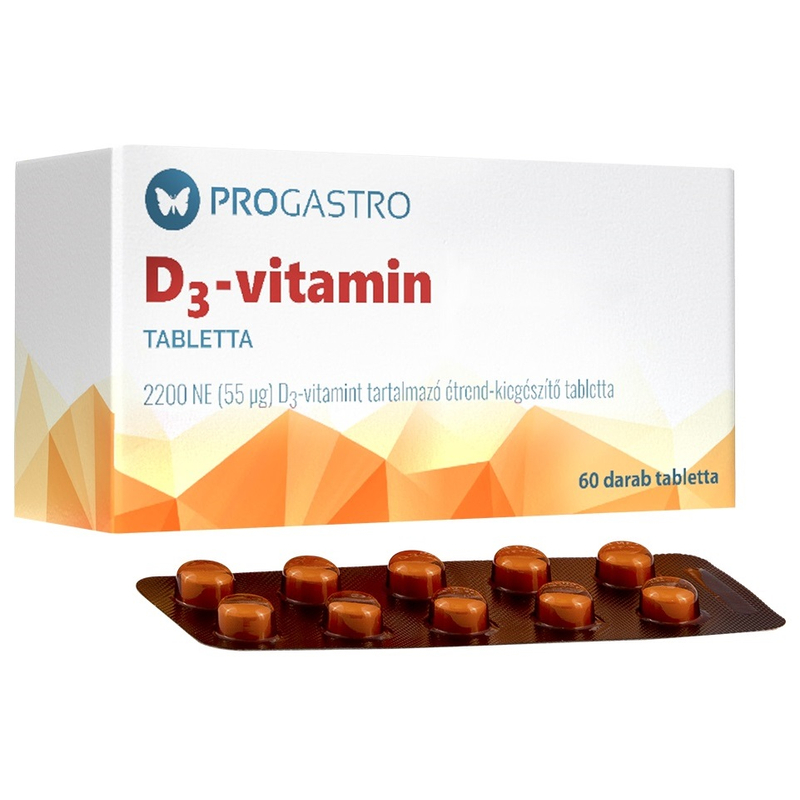 ProGastro D3 vitamin 2200NE étrendkiegészítő tabletta 60 db