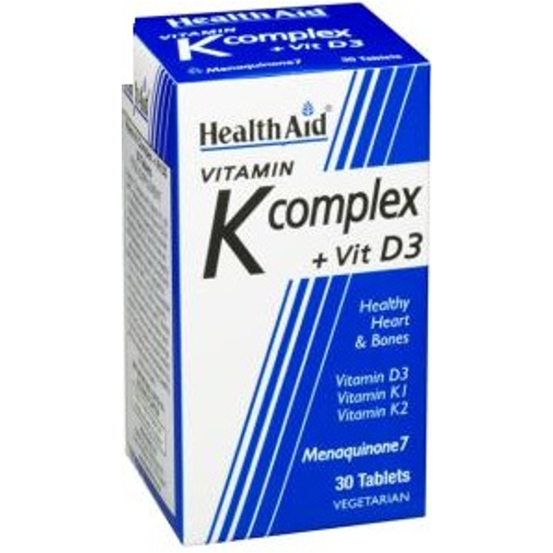 HealthAid K-vitamin Komplex D3-vitaminnal tabletta 30 db