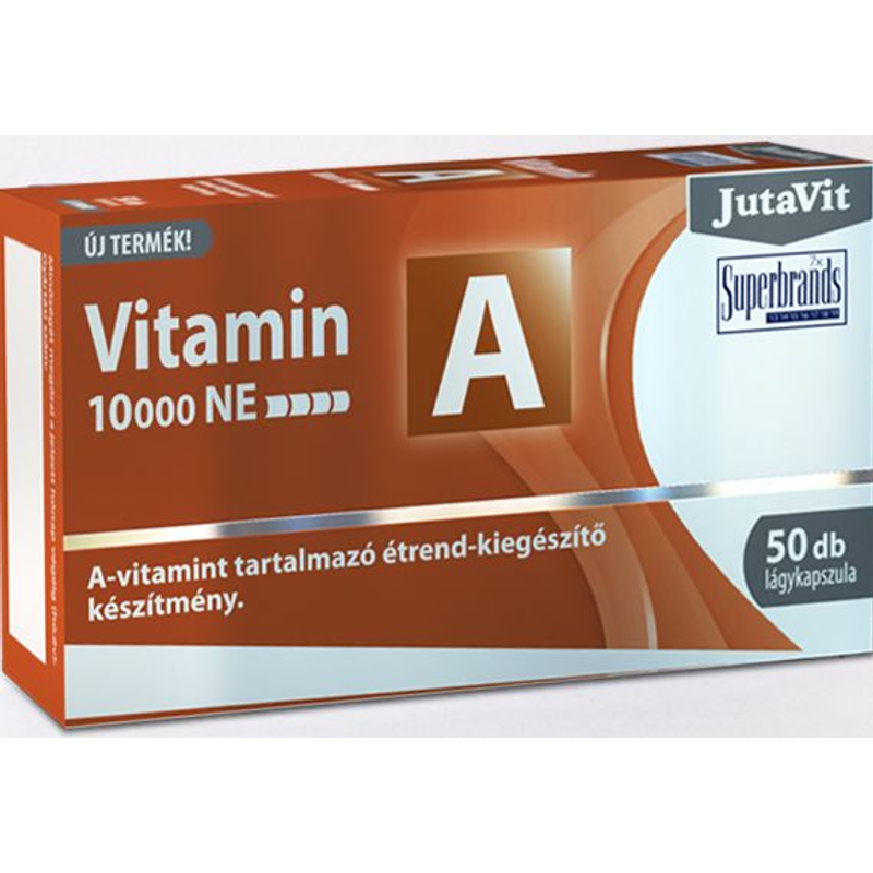 JutaVit A-vitamin 10000 NE lágy kapszula 50 db