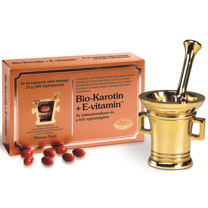 PHARMA NORD Bio-Karotin+E-vitamin tabletta 60 db