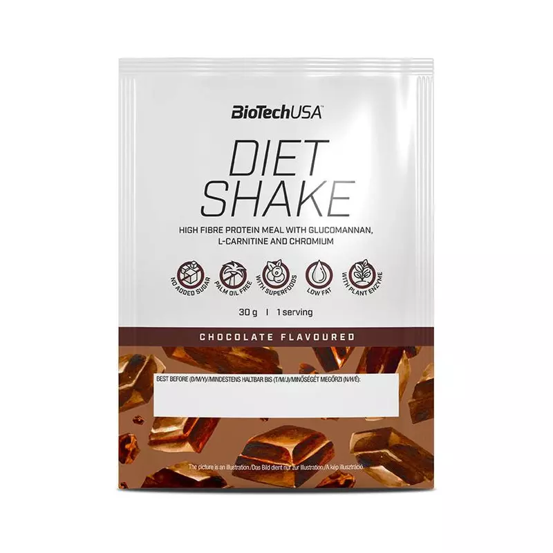 BioTechUSA Diet Shake csokoládé ízű italpor 30 g