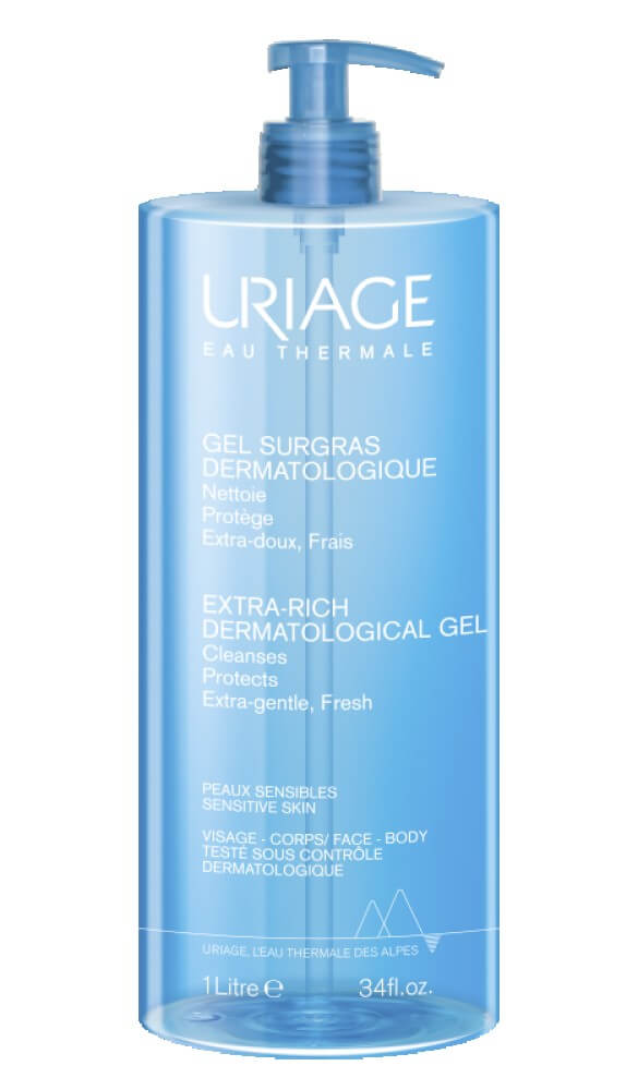 URIAGE Gel Surgras Dermatologique tusfürdő 1000 ml