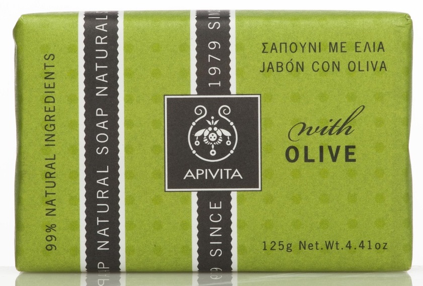 APIVITA Natúr szappan olívával, minden bőrtípusra 125 g