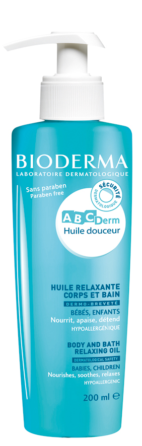 BIODERMA ABC Derm relaxáló és fürdőolaj 200 ml