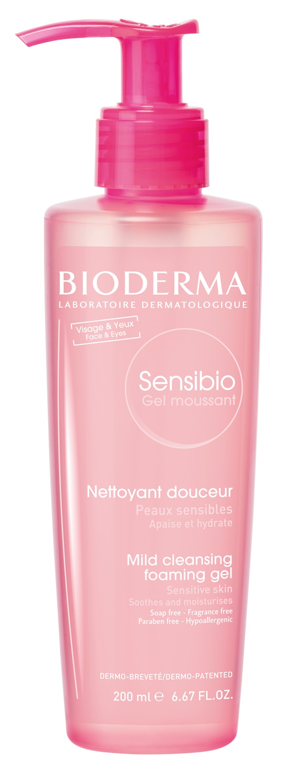 BIODERMA Sensibio Moussant habzó gél 200 ml
