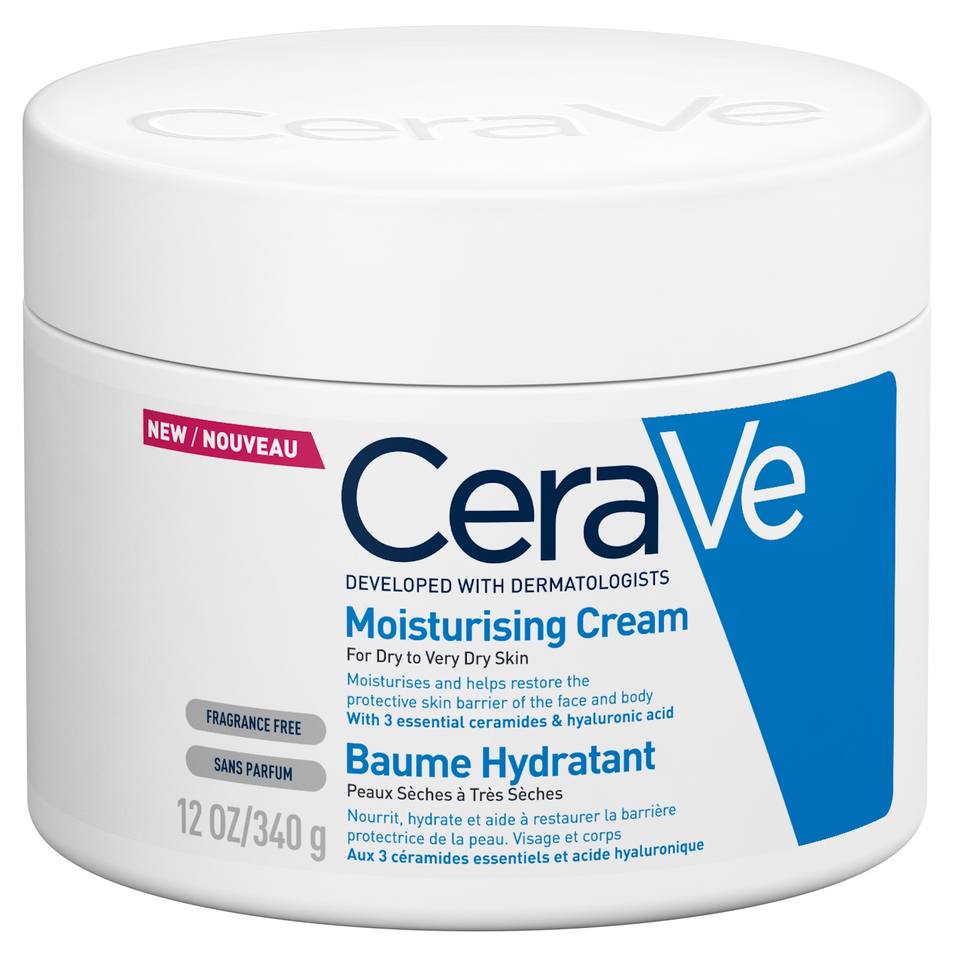 CERAVE hidratáló testápoló krém száraz nagyon száraz bőrre 340 g