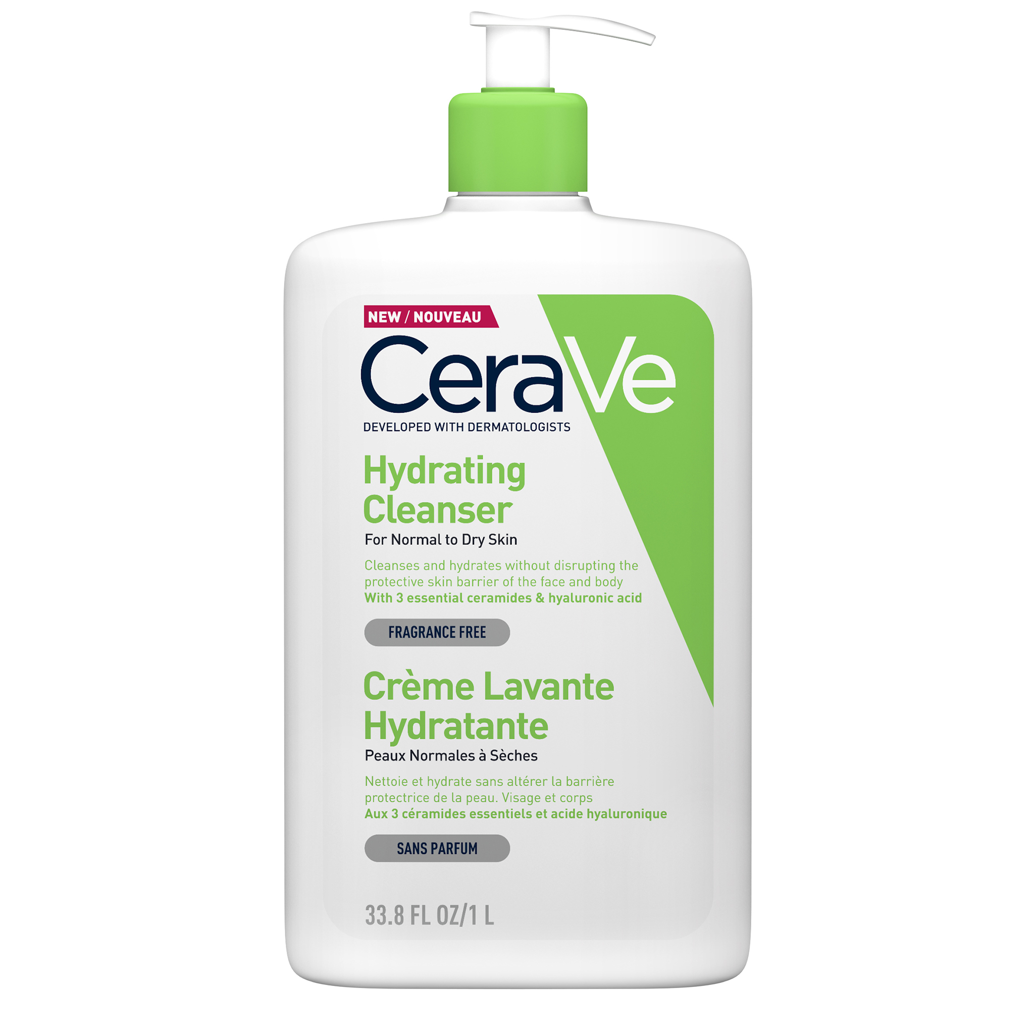CERAVE hidratáló tisztító krém normál, száraz bőrre 1000 ml