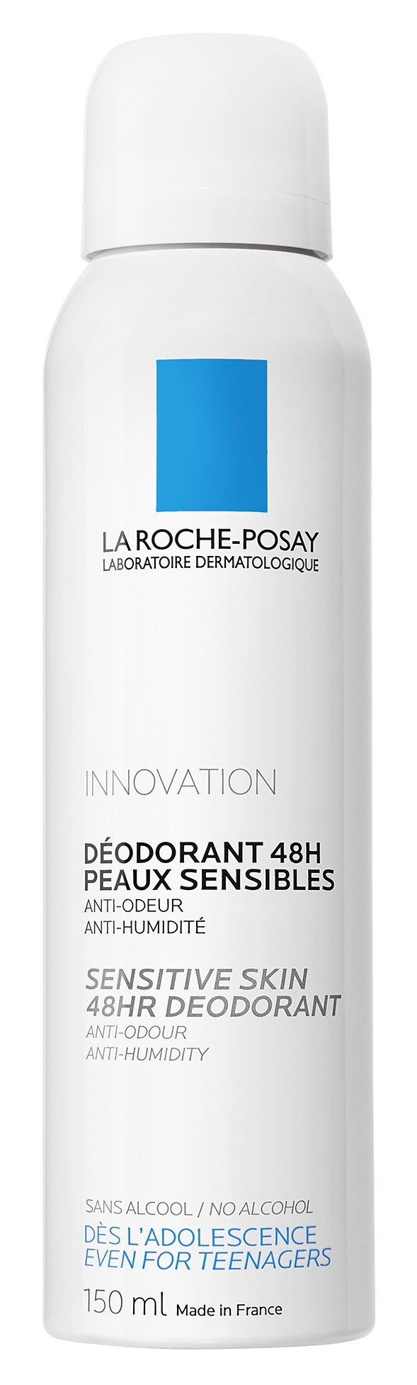 LA ROCHE-POSAY 24 órás fiziológiás dezodor spray érzékeny bőrre 150 ml