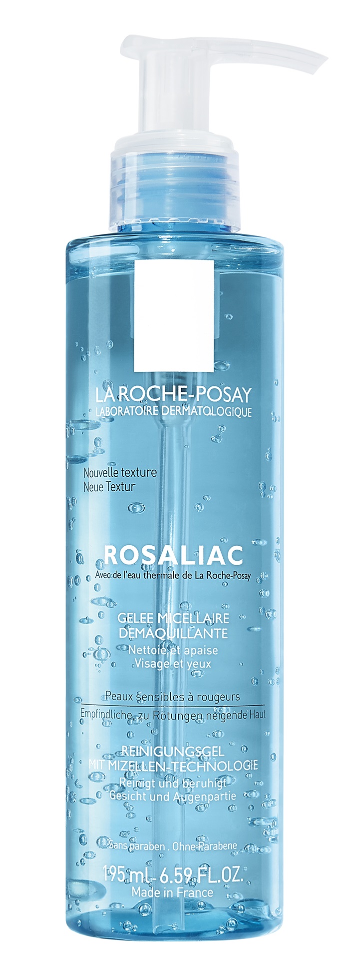 LA ROCHE-POSAY Rosaliac micellás arclemosó gél bőrpír ellen 195 ml