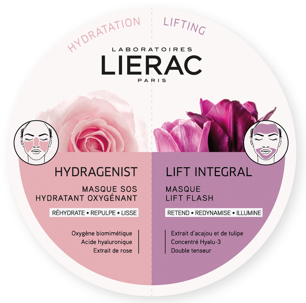 LIERAC Duo Maszk Hydragenist + Lift Integral 2x6 ml