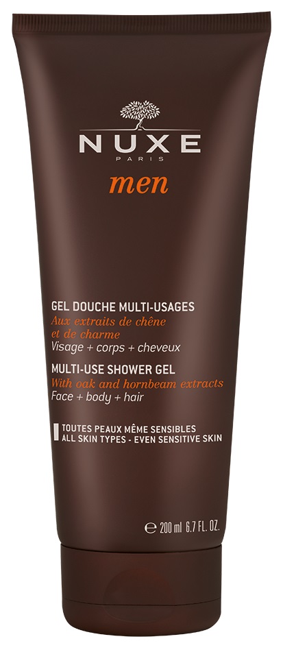 NUXE Men többfunkciós férfi tusfürdő 200 ml