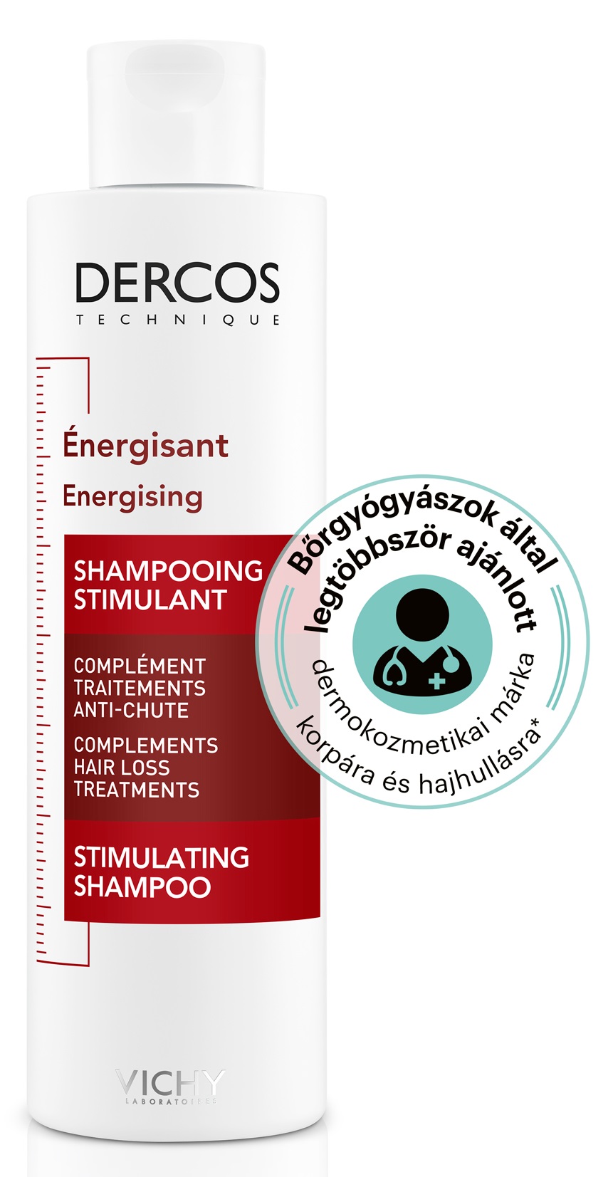 VICHY Dercos energiát adó sampon hajhullás ellen 200 ml