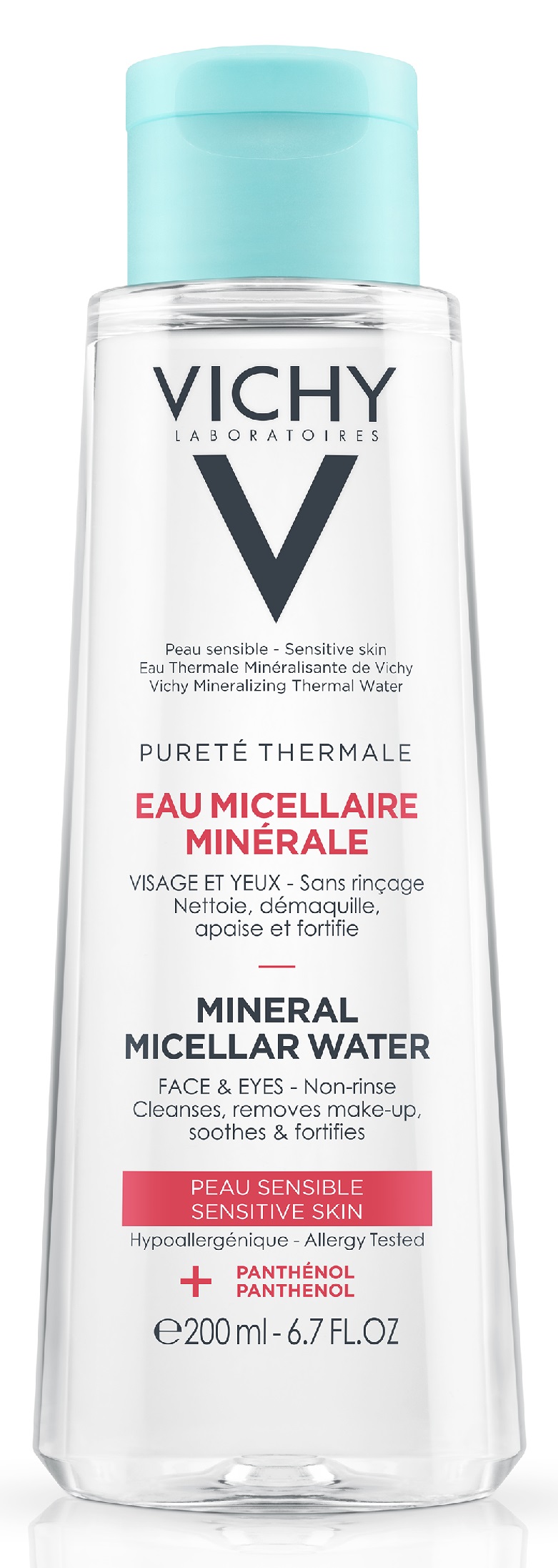 VICHY Pureté Thermale micellás arctisztító víz érzékeny bőrre 200 ml