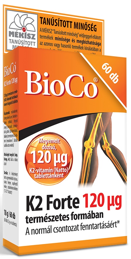 BioCo K2-vitamin Forte 120 µg 60 db