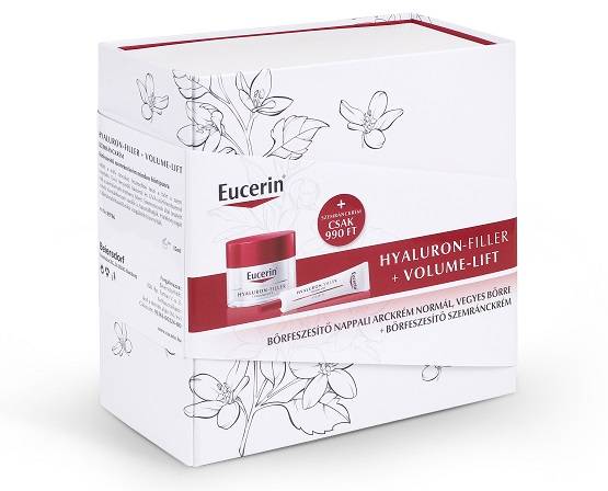 EUCERIN Hyaluron-Filler + Volume-Lift bőrfeszesítő szett normál, vegyes bőrre