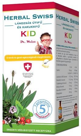 Herbal Swiss KID étrendkiegészítő szirup 300 ml