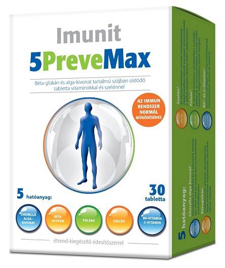 Imunit 5PreveMax szájban oldódó tabletta 30 db
